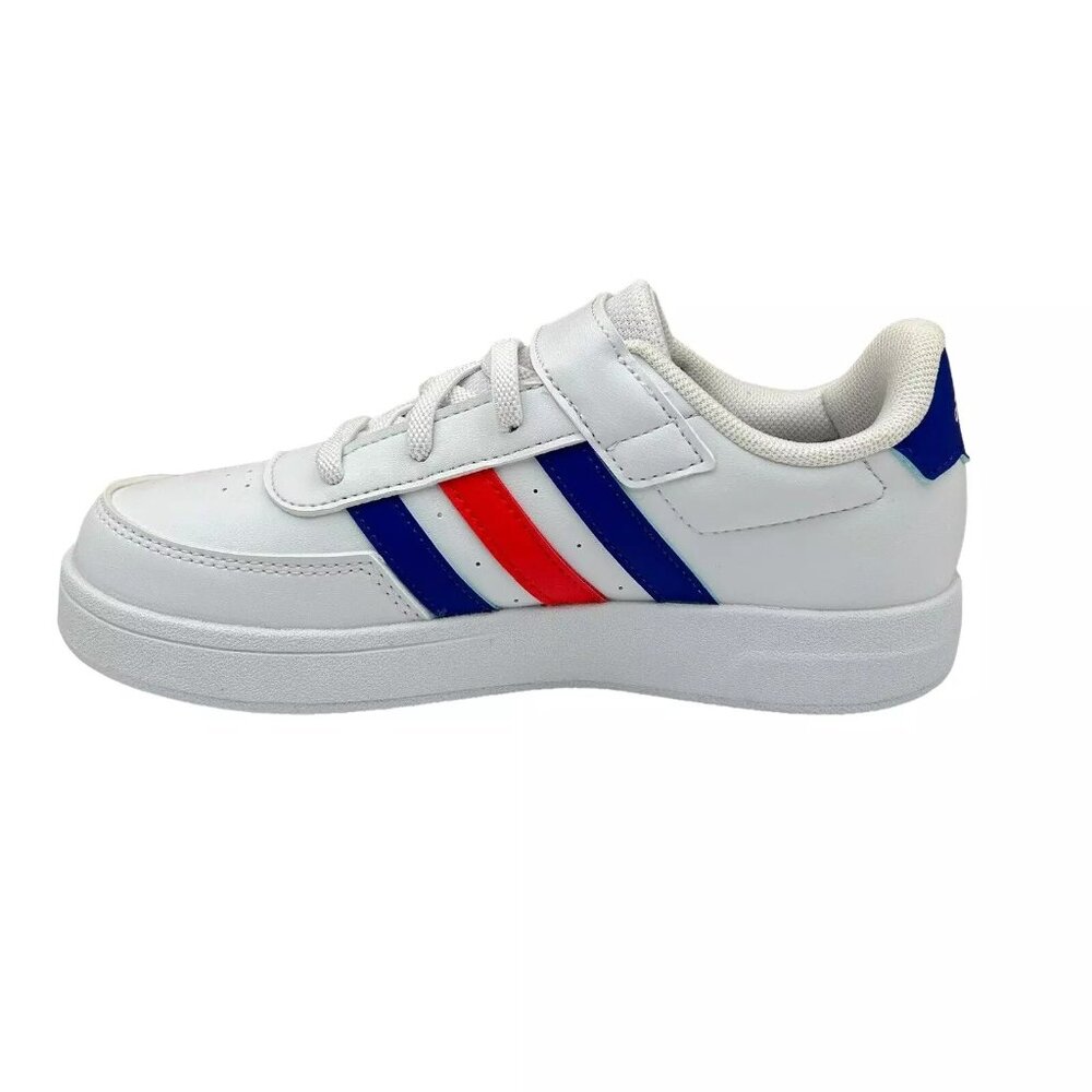 Adidas Breaknet Youth Boy's/Girl's‎ Slip on Sneakers Size 1.5 White/Multi Shoes - Picture 6 of 15
